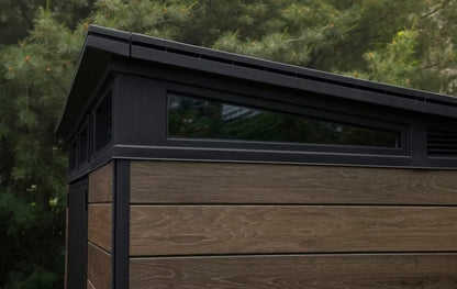 Redskabsskur Signature Penthouse 11x7 342x218 cm Valnød