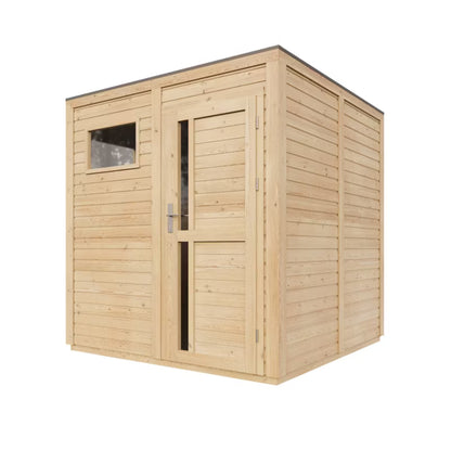 Redskabsskur 208x202 cm Træ Natur 4,20 m²