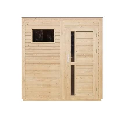 Redskabsskur 208x202 cm Træ Natur 4,20 m²