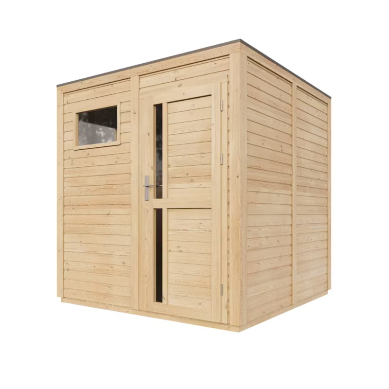 Redskabsskur 208x202 cm Træ Natur 4,20 m²