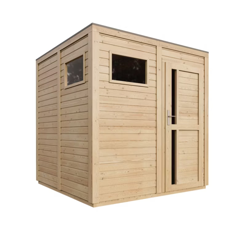 Redskabsskur 208x202 cm Træ Natur 4,20 m²