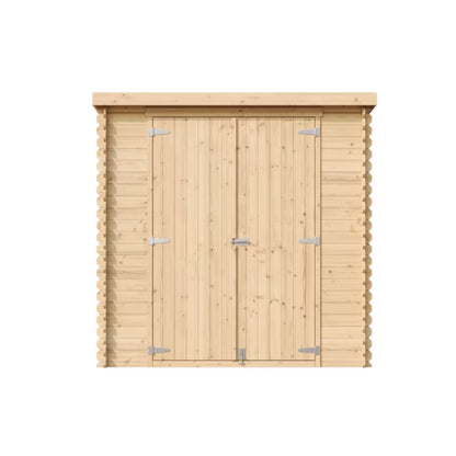 Redskabsskur Træ M311C1 204x142 cm Natur