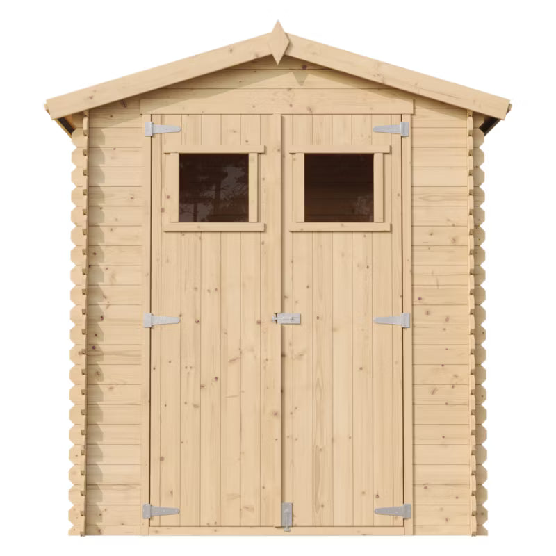 Redskabsskur Træ M367 1,98 m² Natur 19 mm