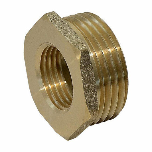 Reduktion 1/2" x 3/8" i messing