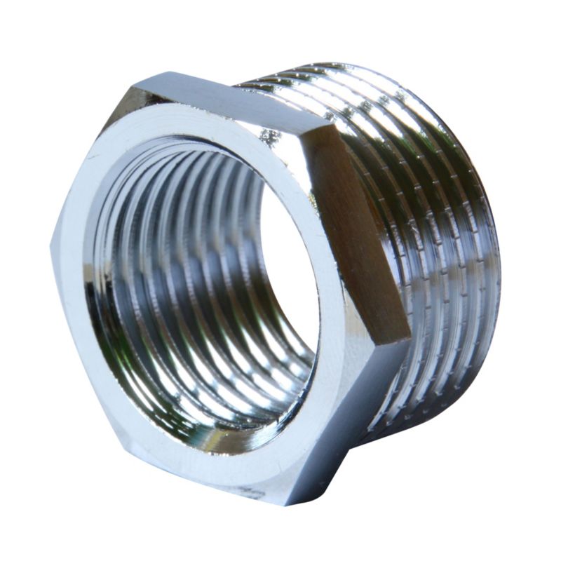 Reducer 3/4" x 1/2" i krom