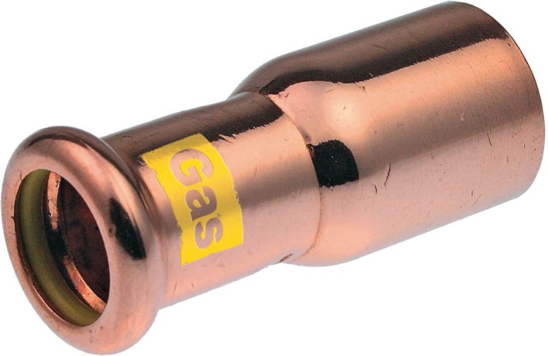 KAN-therm Gas niplereduktion 22 x 15 mm