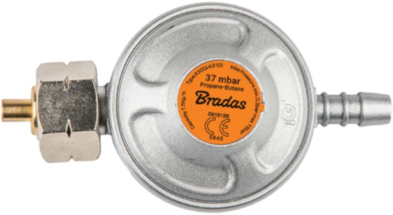 Gasregulator 37 mbar 1,5 kg/t