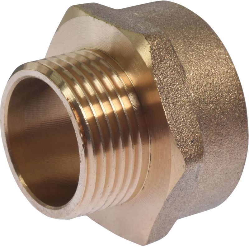 Messing reduktor 3/4" - 1" til havevanding