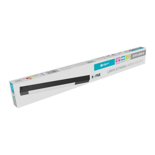 LED Skinne Spot X-Line 20 W Sort Mat