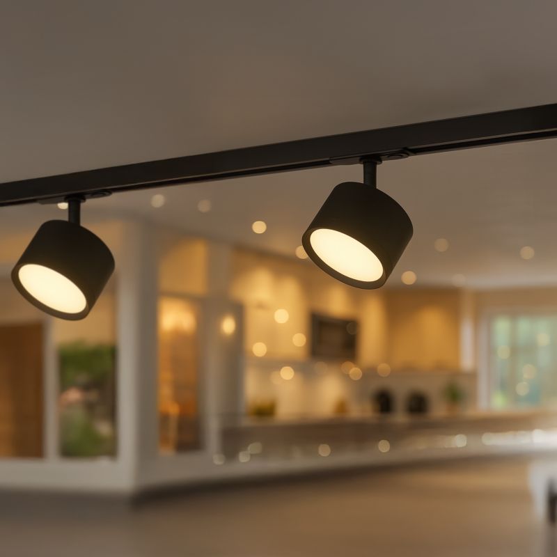 Spotlampe Milagro Cyklop Track 1xGx53 Sort