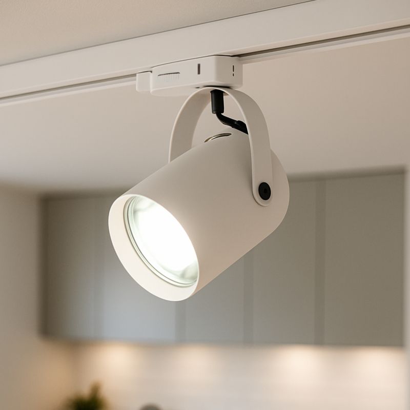 Spotlampe Quber Track 1xE27 3-kreds Hvid 5902693722755