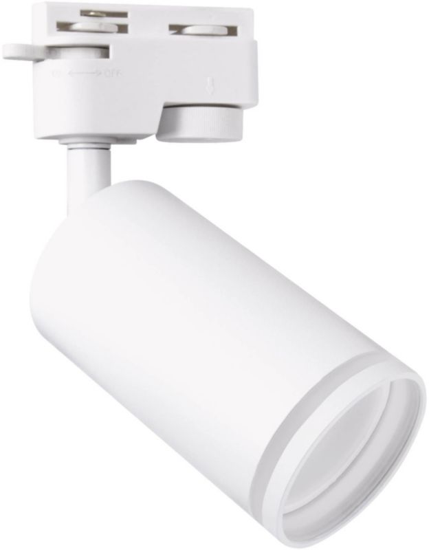 Skinne Spot Zula GU10 Hvid 75x55x180 mm
