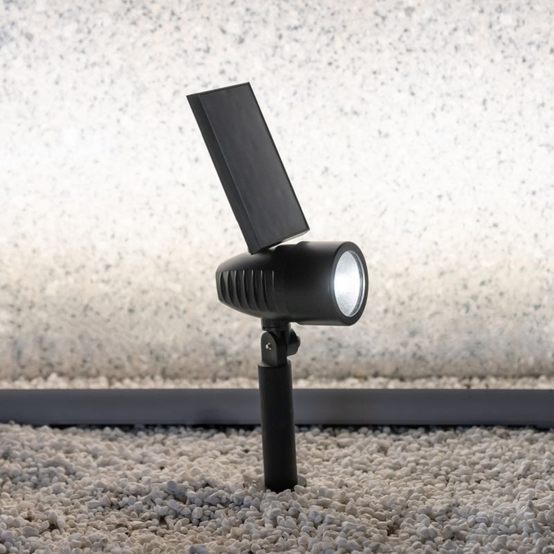 Solreflektor 100 lm 5000 K Sort