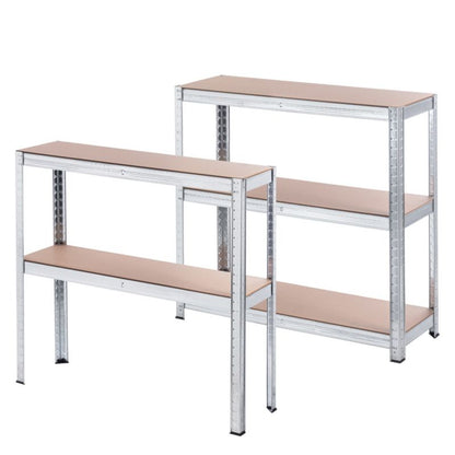 KADAX metalreol til garage og lager, 5-niveau, 180 x 90 x 30 cm, 875 kg