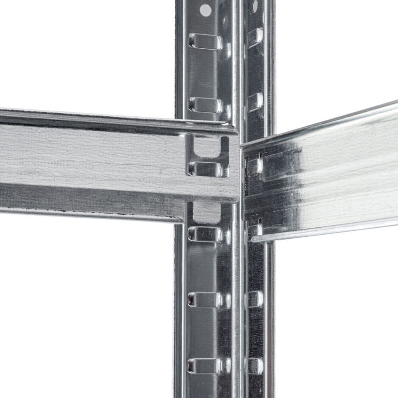 KADAX metalreol til garage og lager, 5-niveau, 180 x 90 x 30 cm, 875 kg