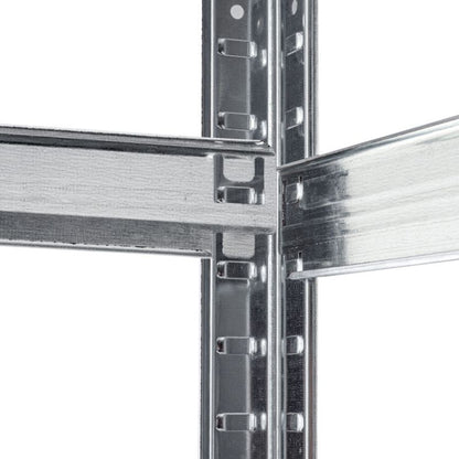 KADAX metalreol til garage og lager, 5-niveau, 180 x 90 x 30 cm, 875 kg