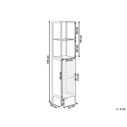 Bambusreol OWASSO 32x30x145 cm Lysebrun