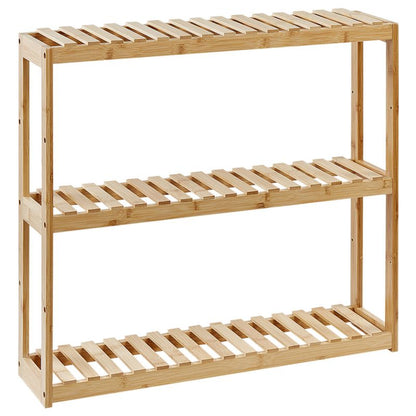Badeværelseshylde PADUCAH 60x15x54 cm Lysebrun | 4255664880338