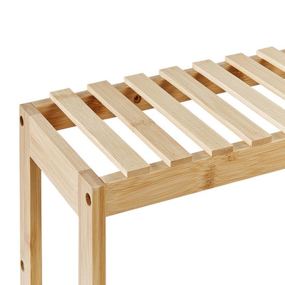 Badeværelseshylde PADUCAH 60x15x54 cm Lysebrun | 4255664880338