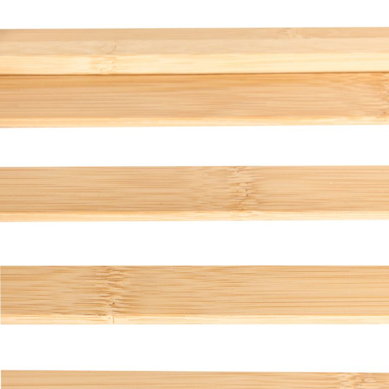 Bambusreol Quintay Brun med Hjul 45x20x75 cm