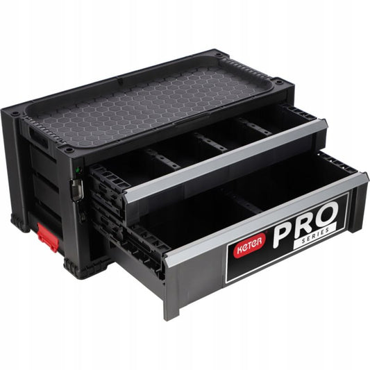 Keter værkstedsreol 237790 Tool Chest med 2 skuffer, sort