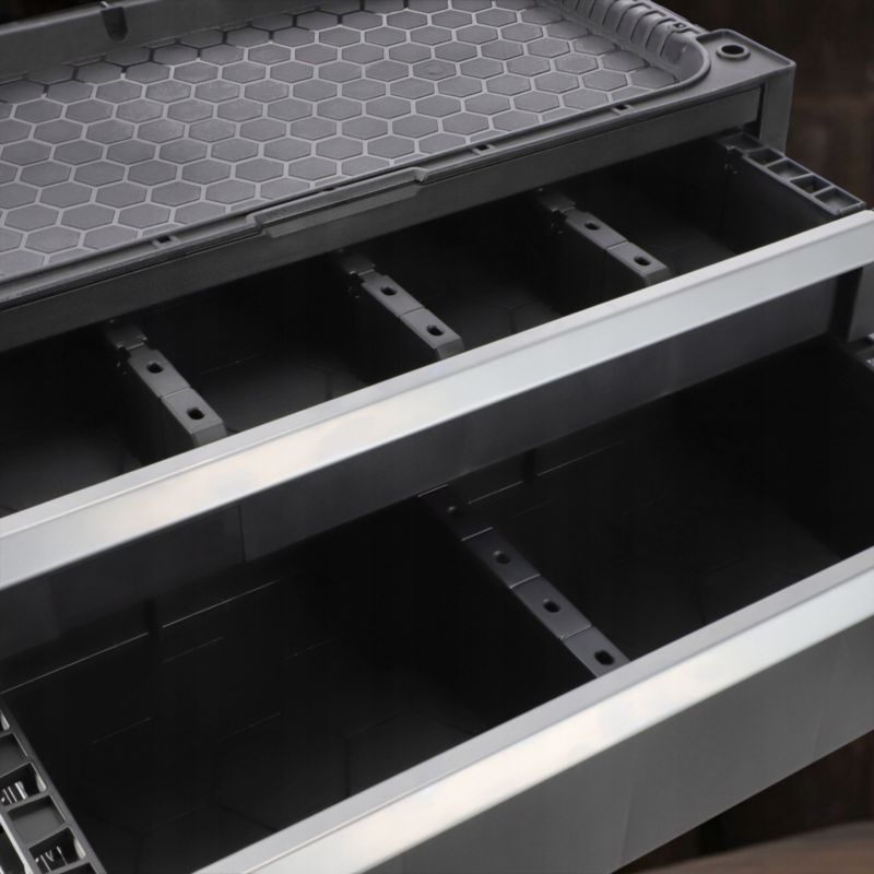 Keter værkstedsreol 237790 Tool Chest med 2 skuffer, sort