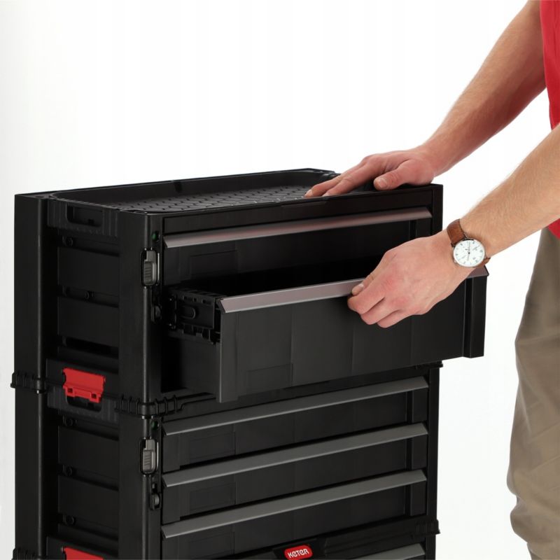Keter værkstedsreol 237790 Tool Chest med 2 skuffer, sort