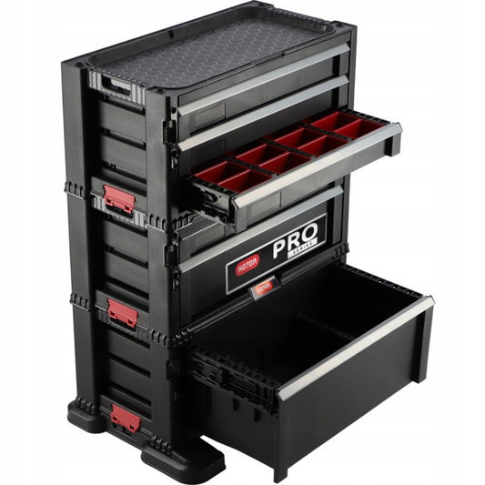 Keter Tool Chest Set værkstedsreol med 6 skuffer, sort