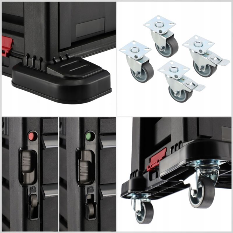 Keter Tool Chest Set værkstedsreol med 6 skuffer, sort