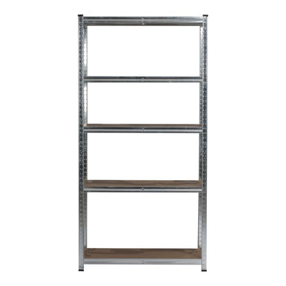 Fritstående metalreol 180 x 90 x 40 cm med trykgalvanisering, max belastning 175 kg