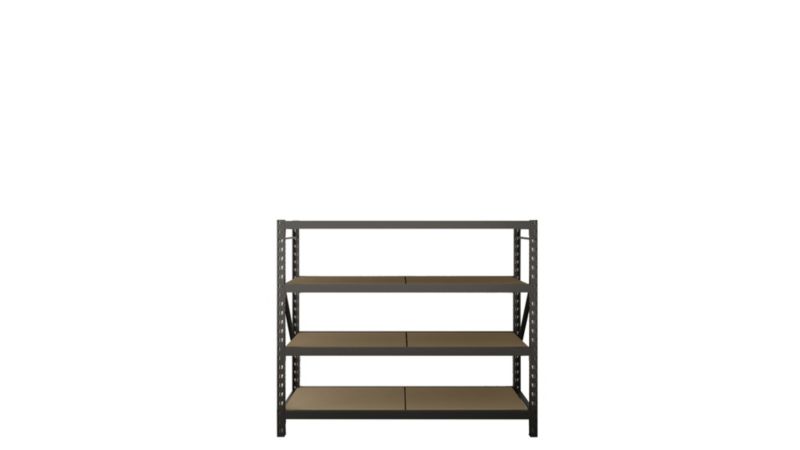 Metallreol Rand 180x220x60 cm 4 Hylder 500 kg Sort