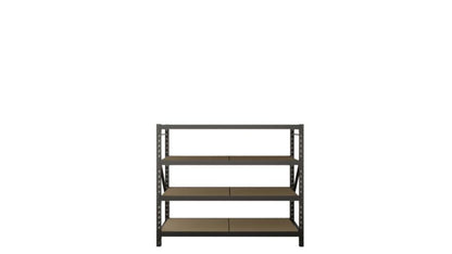 Metallreol Rand 180x220x60 cm 4 Hylder 500 kg Sort