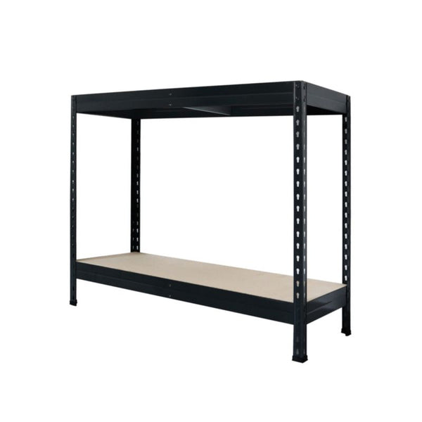 GoodHome Rand modulopbygget metalreol 90 x 97 x 60 cm med 2 hylder og 250 kg belastning