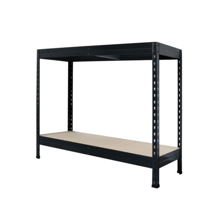 GoodHome Rand modulopbygget metalreol 90 x 97 x 60 cm med 2 hylder og 250 kg belastning
