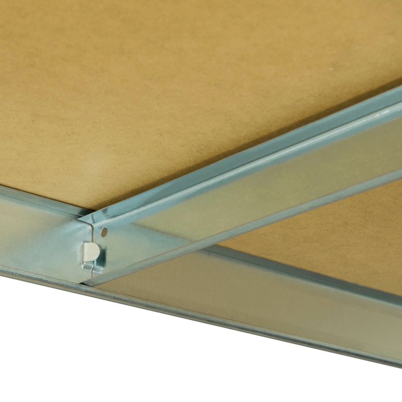GoodHome Ryle M metalreol 180 x 90 x 40 cm 175 kg galvaniseret