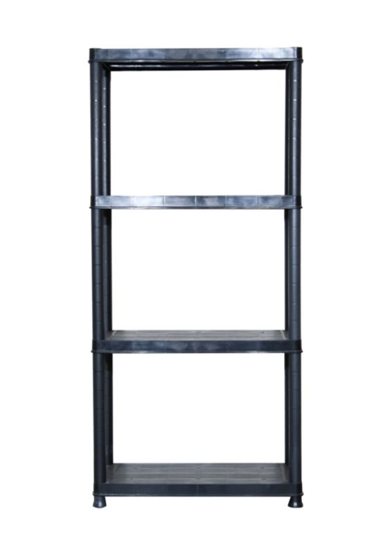 Plastikreol 130 x 61 x 31 cm med 4 hylder