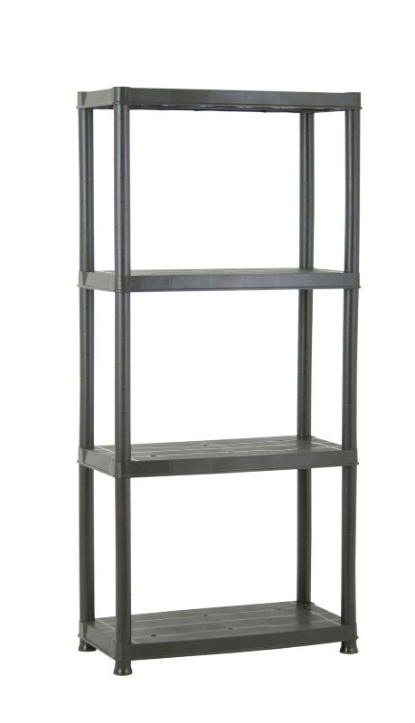 Plastikreol 130 x 61 x 31 cm med 4 hylder