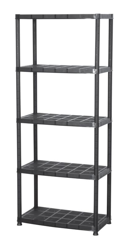 Plastikreol 170 x 70 x 38 cm med 5 hylder