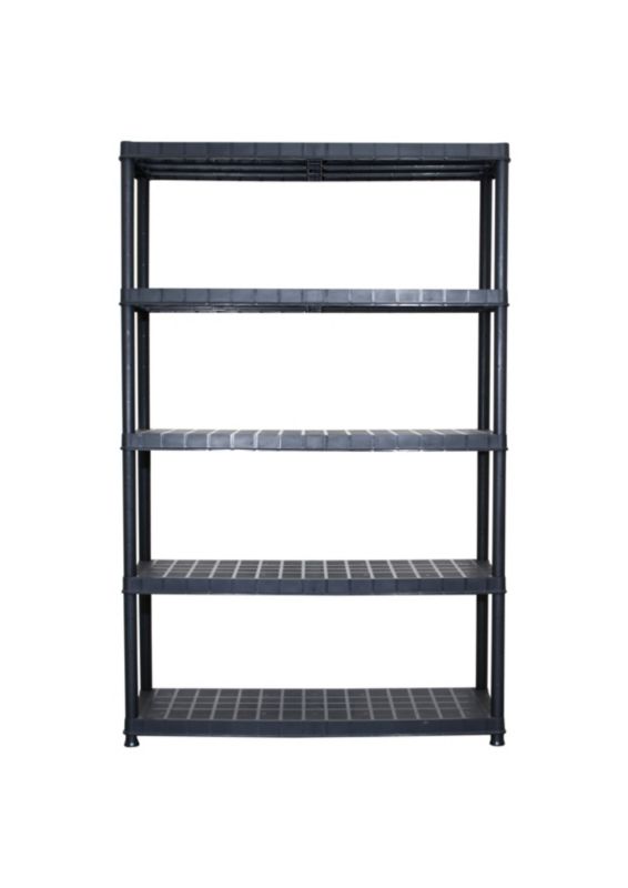 GoodHome plastreol 185 x 120 x 40 cm med 5 hylder