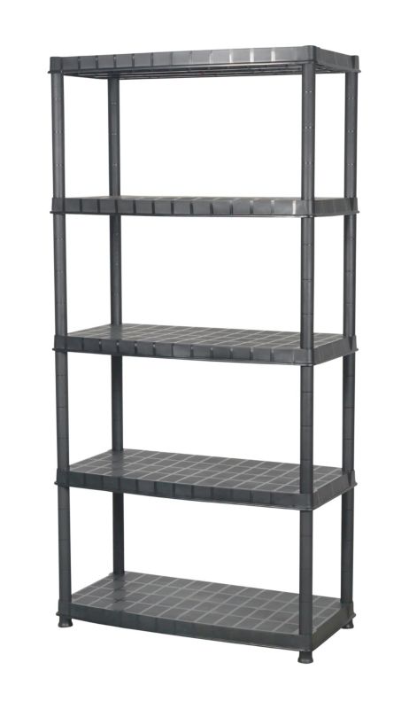 GoodHome plastreol 185 x 92 x 46 cm med 5 hylder