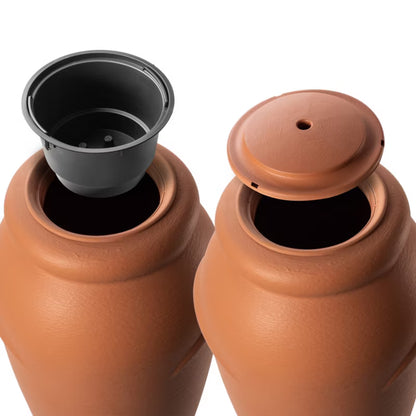 Regnvandstank 210 Liter med Hane og Urtepotteskjuler