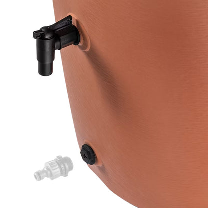 Regnvandstank 210 Liter med Hane og Urtepotteskjuler