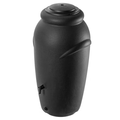 Regnvandstank 210 Liter Antracit med Hane og Urtepotte