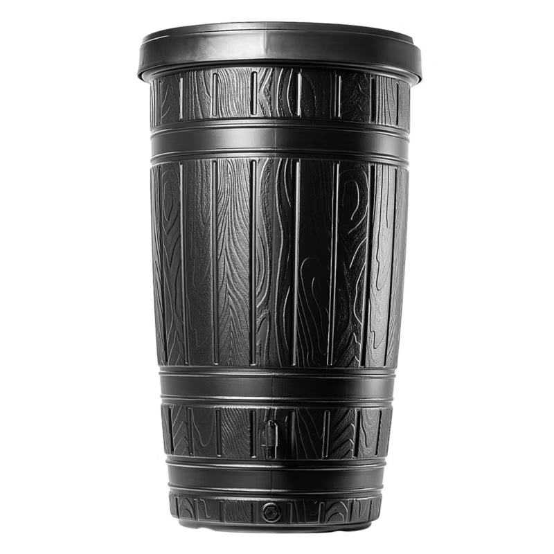 Regnvandstank 265 Liter Sort med Hane