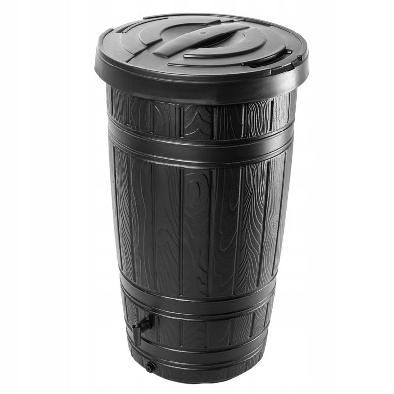 Regnvandstank 265 Liter Sort med Hane