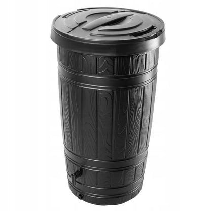 Regnvandstank 265 Liter Sort med Hane