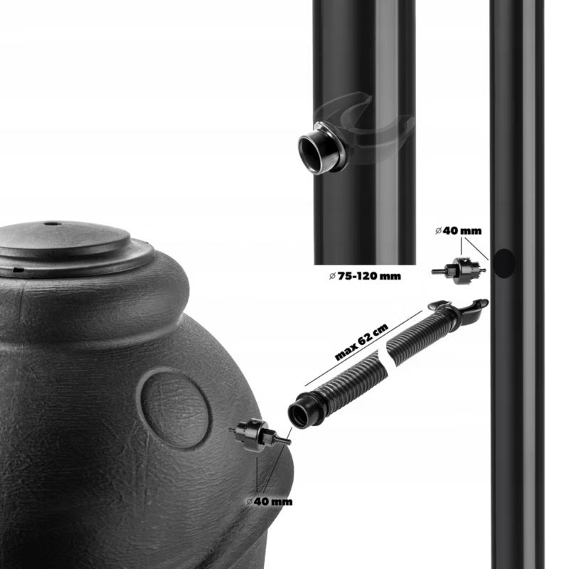 Regnvandstank 360 Liter med Plantekumme