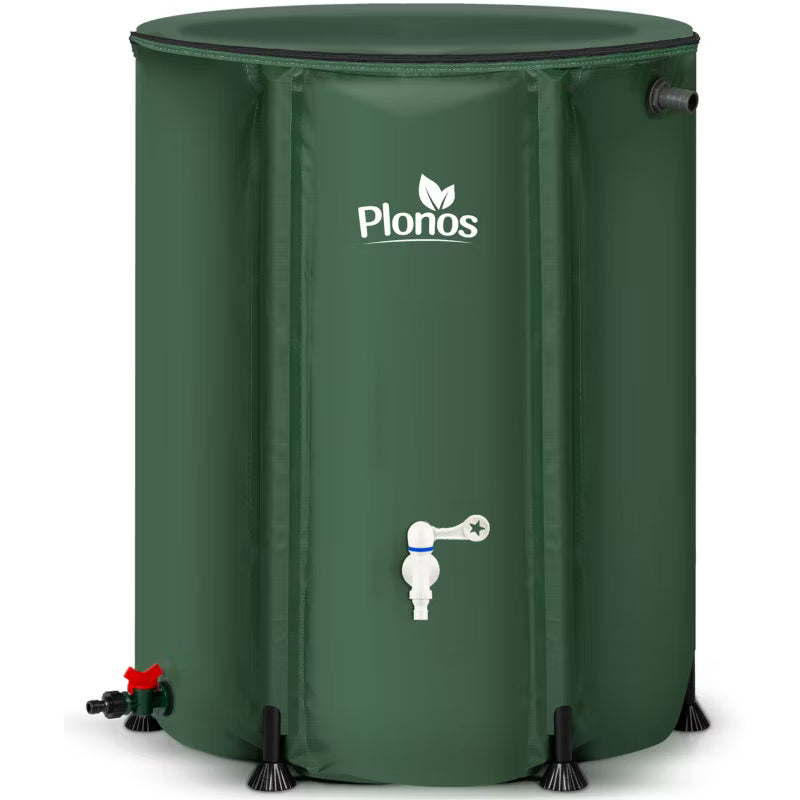 Regnvandstank 500 Liter 80x98 cm Foldbar Grøn
