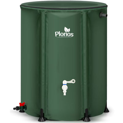 Regnvandstank 500 Liter 80x98 cm Foldbar Grøn
