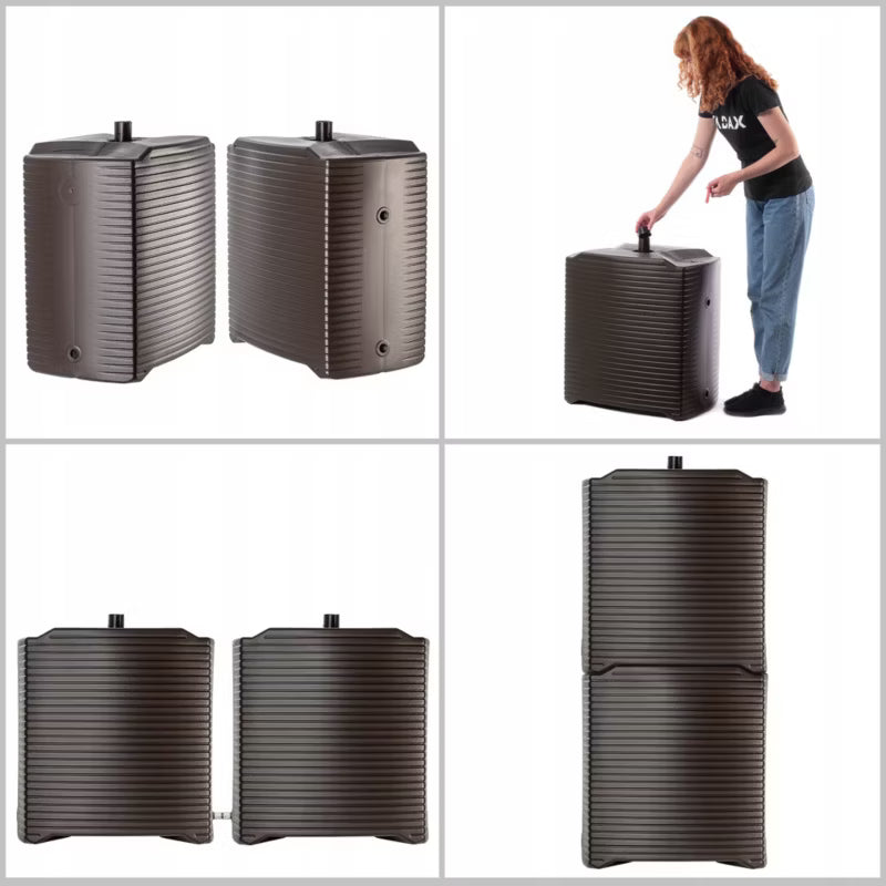 Regnvandstank Modulær 125 Liter Mokka